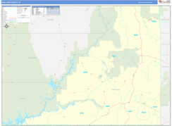 San Juan County, UT Digital Map Basic Style